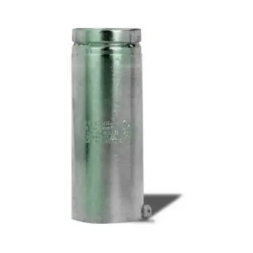 SELKIRK 104082 Gas Vent Pipe, Round, Type B, Adjustable, 4 to 12-In.