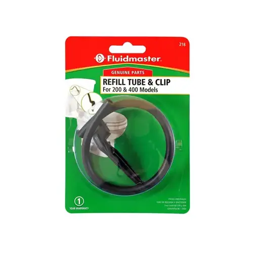 Refill Tube and Adapter Clip Black