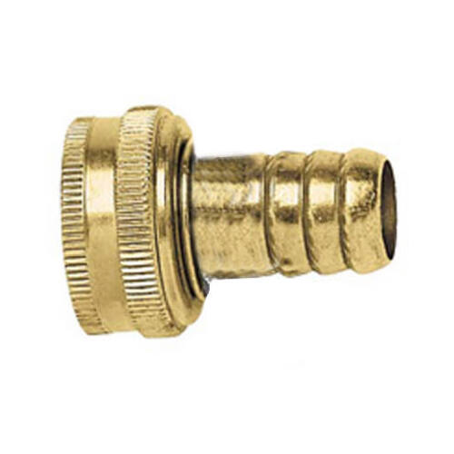 Hose Stem Replacement, 5/8-In. Female, Brass - pack of 10