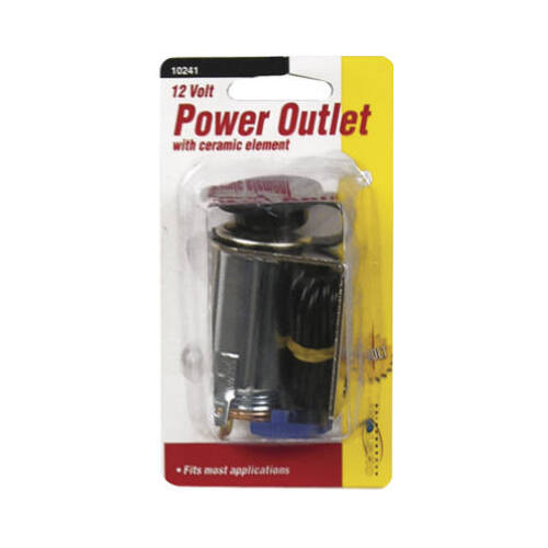 Custom Accessories 10241-XCP3 Auxiliary Power Outlet, 12-Volt - pack of 3