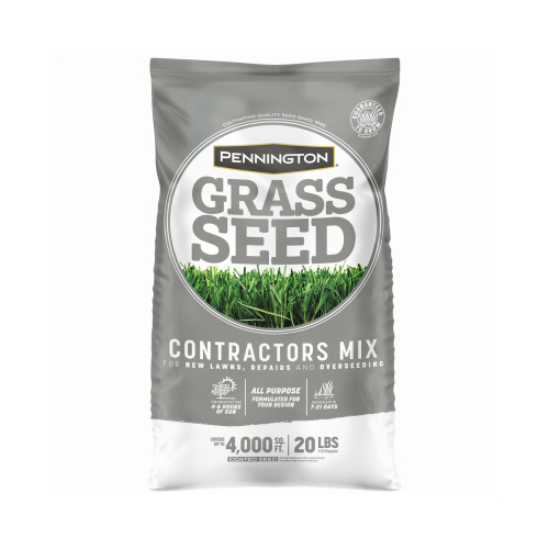 Contractors Mix Grass Seed, 20 lb