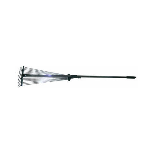 Adjustable Steel Rake, 7 to 25-In. Wide Head