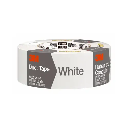 1.88 In. x 45 Yd. (48mm x 41.1m) White Duct Tape