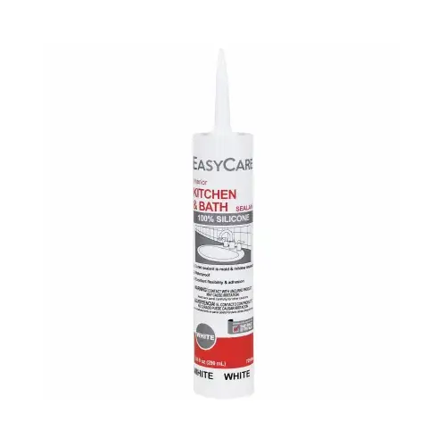 Kitchen & Bath Silicone Sealant, Clear, 9.8-oz.