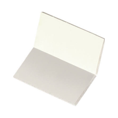 Mounting Strips, Double-Sided Adhesive, White, 1/2 x 1-In - pack of 18