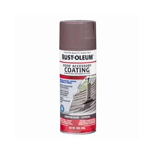 Roof Accessory Coating, Espresso Shake, 12 oz, Liquid