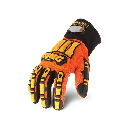 Ironclad Performance Wear SDX2-03-M Kong Original Oil & Gas Safety Impact Gloves, Orange, Men's M