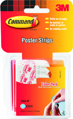 3M 17024-60ES Poster Strip Pack - pack of 60