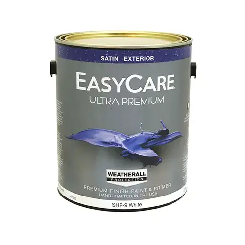 Ultra Premium Exterior WeatherAll Latex Paint, Satin Tint Base, 1-Gallon