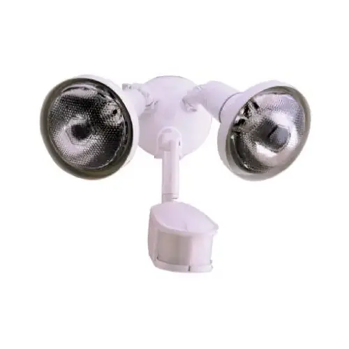 300-Watt White Motion-Activated Outdoor Security Flood Light