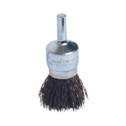 3/4-Inch Fine Crimped Wire End Brush