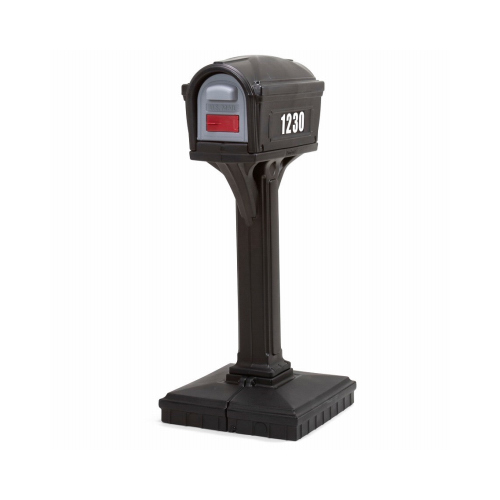 SIMPLAY3 COMPANY, THE 42002R-04 Classic Mailbox, Dig-Free Installation, 21-In. x 21-In. x 50-In.