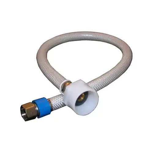 Toilet Connector, Flexible Poly, 3/8 Compression x 7/8 Ballcock x 9-In.