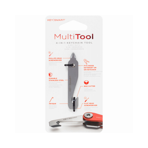 CURV GROUP LLC KS823-SS Multitool, Stainless Steel, Fits inside 4 Tools in 1