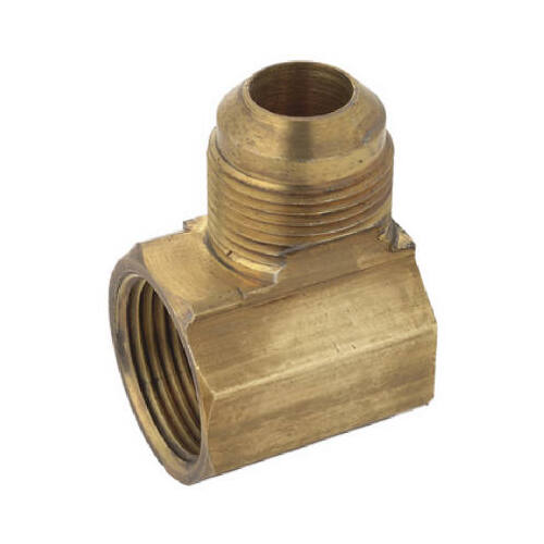 Plumbshop PSSC-65 Brass Flare Female Elbow, 5/8 OD x 3/4-In. FIP