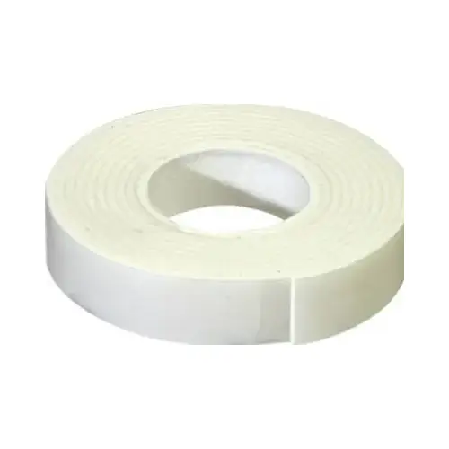 Mounting Tape, Double-Sided Adhesive, White, 1/2 x 42-In.