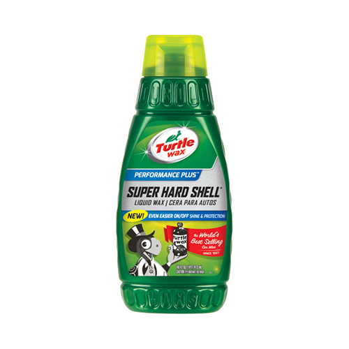 SUPER HARD SHELL T123 Car Wax, 16 oz, Liquid Light Green