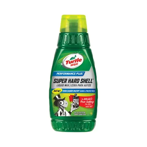 TURTLE WAX 50808 SUPER HARD SHELL T123 Car Wax, 16 oz, Liquid Light Green