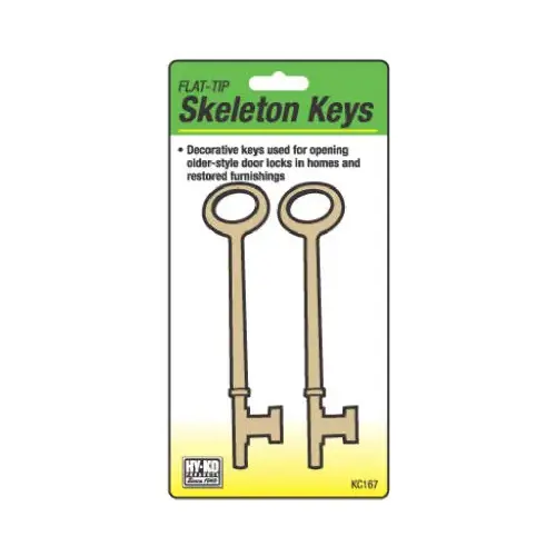 Skeleton Keys, Flat Tip Pair