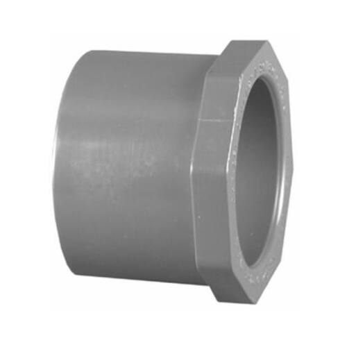 Schedule 80 PVC Spigot x Slip Reducer Bushing (Flush Style), 2 x 1-1/2-In.