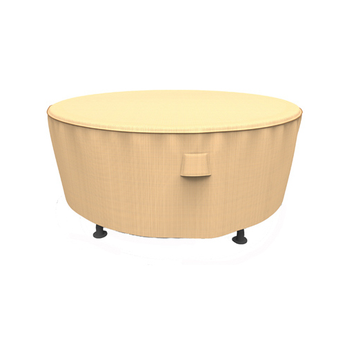 BUDGE INDUSTRIES LLC P5A23TNNW-N 60-In. Round Table Cover, Tan