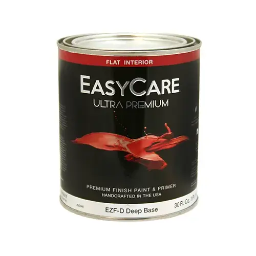 Interior Latex Paint & Primer, Deep Base, 1-Qt.