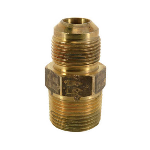 BrassCraft MAU2-10-12 K5 Gas Pipe Fitting, Brass, 15/16 OD x 3/4-In. MPT