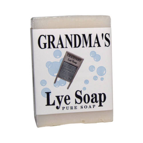 Grandma's 60018 Pure and Natural Bar Soap White, White, 6 oz