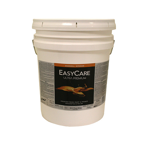 Ultra Premium Interior Latex Paint/Primer In One, Pure White Pastel Base Eggshell, 5-Gallons