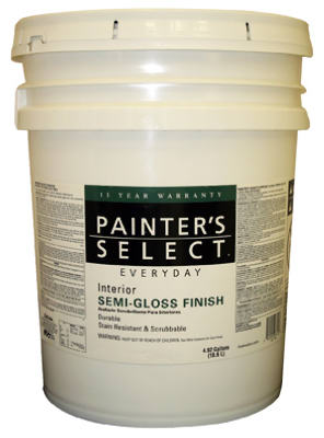 TRUE VALUE MFG COMPANY JSP-5G Painter's Select Everyday 5-Gallon Pastel Base For Interior Semi-Gloss Latex Enamel