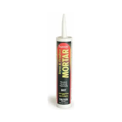 Cement and Mortar, Paste, Gray, 10.3 oz Cartridge