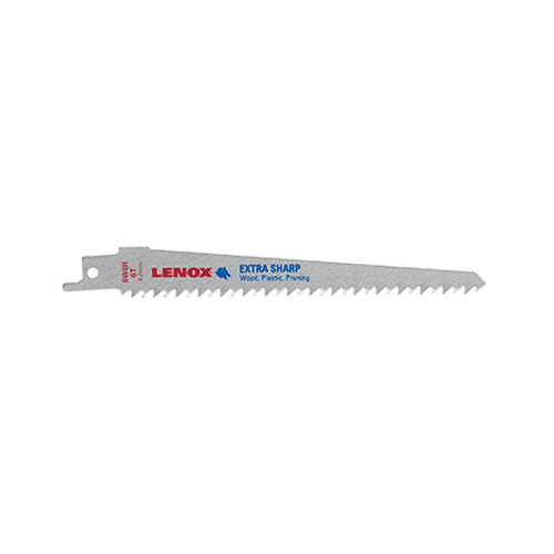 Reciprocating Saw Blade, 6 TPI, 6-In.