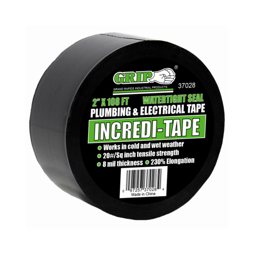Grip on Tools 37028 Incredi-Tape, Plumbing & Electrical, 2-In. x 108-Ft.