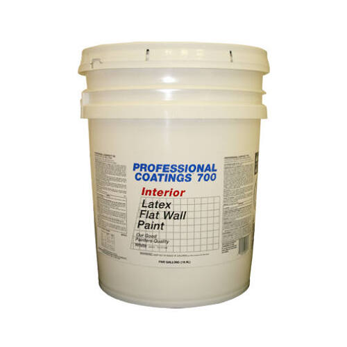 Professional Coatings Good 5-Gallon Off White Flat Latex Paint