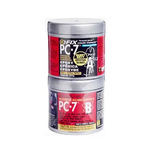 PROTECTIVE COATING CO 087770 0.5LB. Epoxy Adhesive, Gray, Paste, 0.5 lb Jar