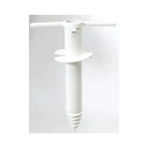 Beach Umbrella Sand Anchor White