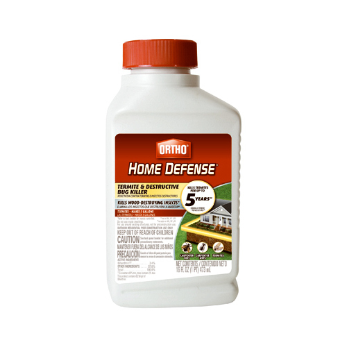 Home Defense 0200010 Bug Killer, Liquid, Spray Application, 16 oz Bottle