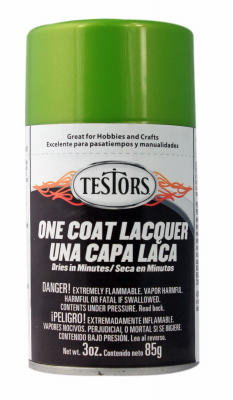 Testors 1835MT Spray Paint Extreme Lacquer Gloss Lime Ice 3 oz Lime Ice