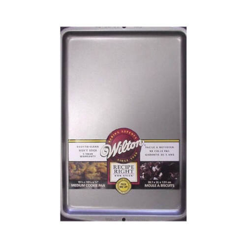 WILTON 191003197 Cookie and Jelly Roll Pan 111/2" W X 171/4" L Silver