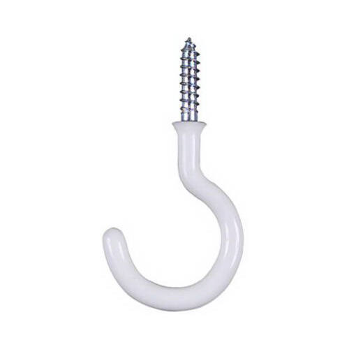 V2020 2-1/4" Utility Hooks with 20 lb Weight Capacity, - pack of 2 - White