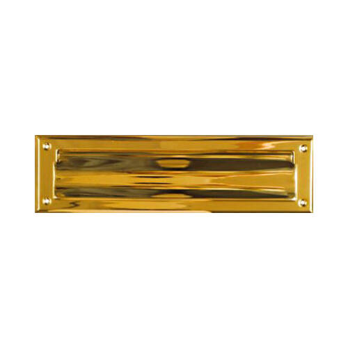 National Hardware N197905-XCP2 V1911 2" x 11" Mail Slot Solid Brass Finish - pack of 2