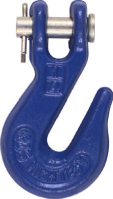 National Hardware N177212 3240BC 1/4" Clevis Grab Hook Blue Finish