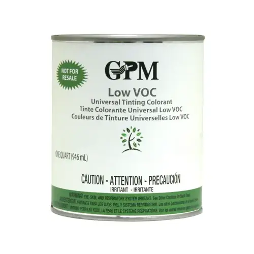 Tinting Colorant, Low VOC, Yellow Oxide, 1-Qt.