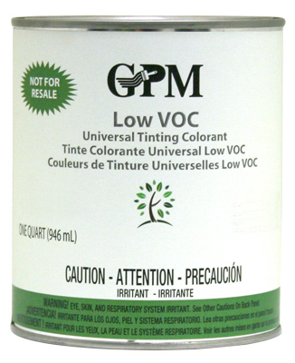 TRUE VALUE MFG COMPANY BZ-QT Tinting Colorant, Low VOC, Lamp Black, 1-Qt.