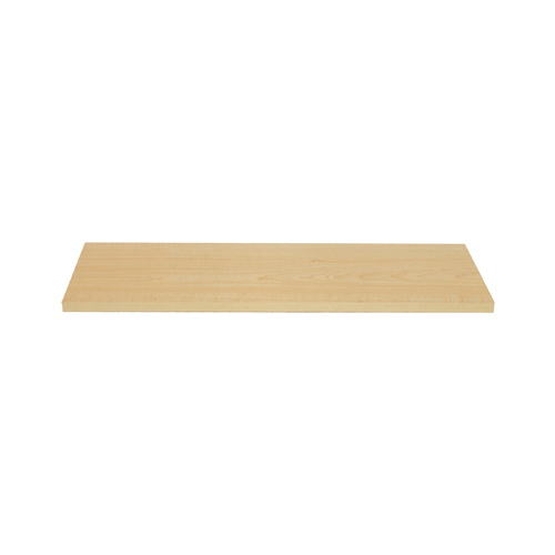 Shelf, Simulated-Maple Melamine, 8 x 24-In.