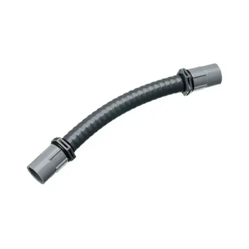 Conduit Elbow, 0 to 90 deg Angle, Neoprene/PVC, Gray