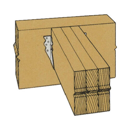 Simpson StrongTie U262 Double Joist Hanger, 16Ga. Steel, 2 x 6In.