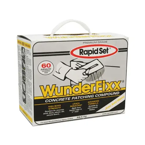 CTS CEMENT MANUF CORP 703020009 Wunderfixx Concrete Patching Compound, 9 Lb.