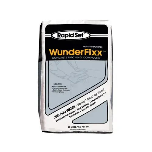 CTS CEMENT MANUF CORP 703010050 Wunderfixx Concrete Patching Compound, 50 Lb.