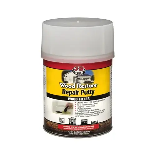 Wood Restore Repair Putty Wood Filler, 32-oz. Tan